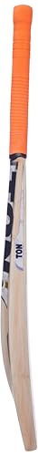 Image of SS Thalla Kashmiri Willow Cricket Bat, 1200 Grams, Short Handle for Men, Premium Willow for Leather Ball, Lightweight, Strong Grip, Shock Absorption, Ideal for Professional Players