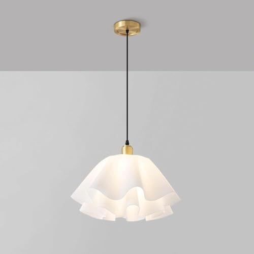 Lustre suspendu en laiton et sa suspension créative en cosse pour chambre