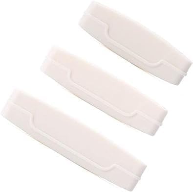 3Pcs White Toothpaste Dispenser Tube Squeezer Holder Toothpaste Clips Tubular Squeezer for Bathroom Durability and Fashion, Aids and Accessories Daily Living Tube Squeezing Aids,Bathroom Safety