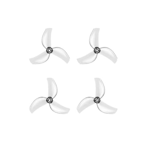 2PAIR 1611 3-LEAF CW CCW PROPELLER 1.5mmシャフトドローンパーツと互換性のあるパボフェムドローンプラスチックプロップ溶岩1102 0802SEブラシレスモーター用(2pair Gray)