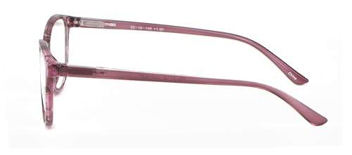 Image of Women Marble Print Clear Progressive Reading Glasses - Zero Power On Top - No Bubble Reader Z121