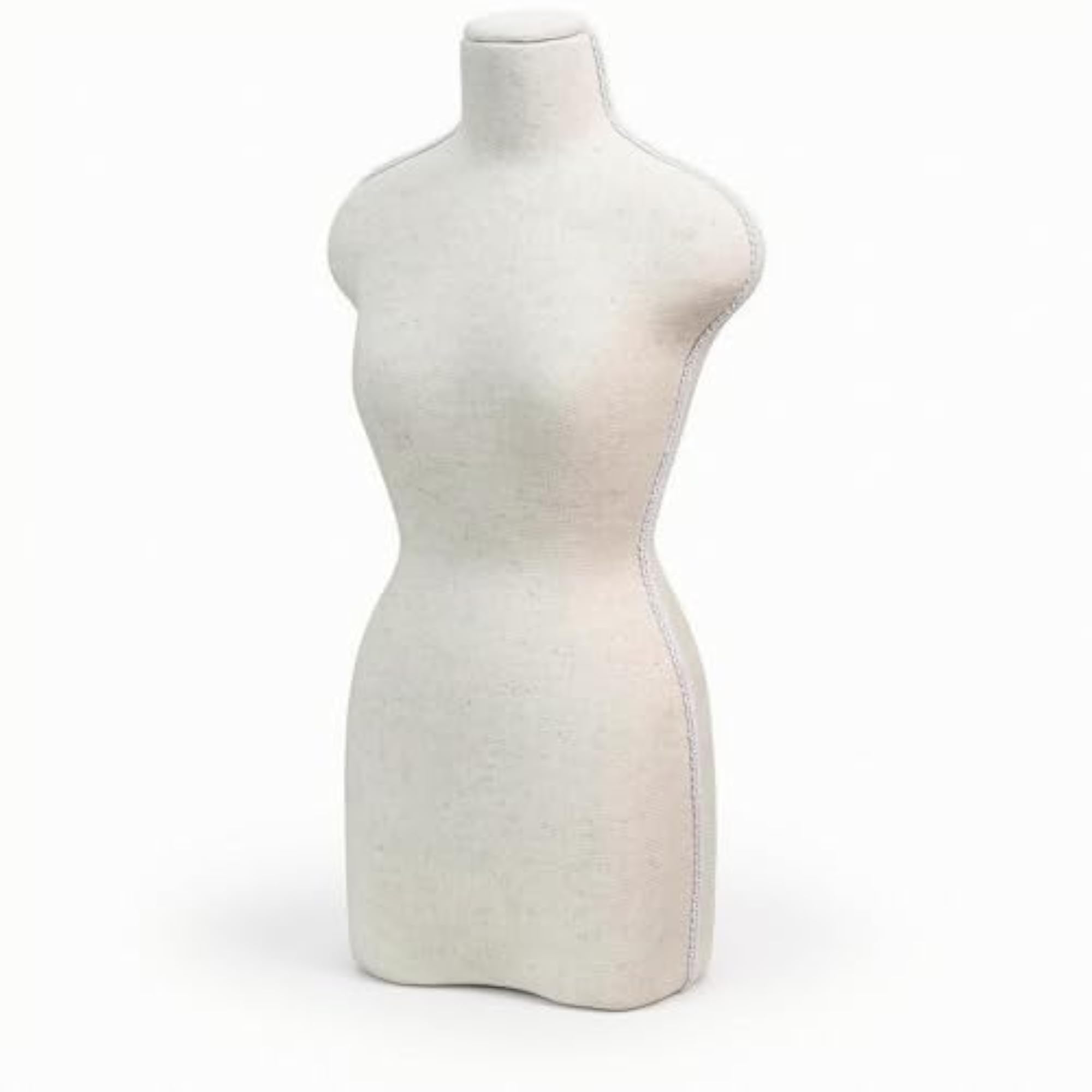 Textured Necklace Display Bust Padded Drop Ornament