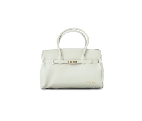 Baroncelli Leather Tote Handbag, Large Size with Gold Hardware, Multiple