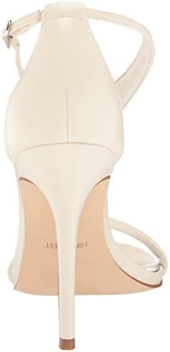 Nine West Women's MELIKE3 Heeled Sandal, Chic Cream, 9.5 | Image 2