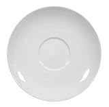 Material: Porzellan Seltmann Weiden 001.217100 Rondo - Untere/Untertasse zur Frühstückstasse - weiß Ø 16 cm