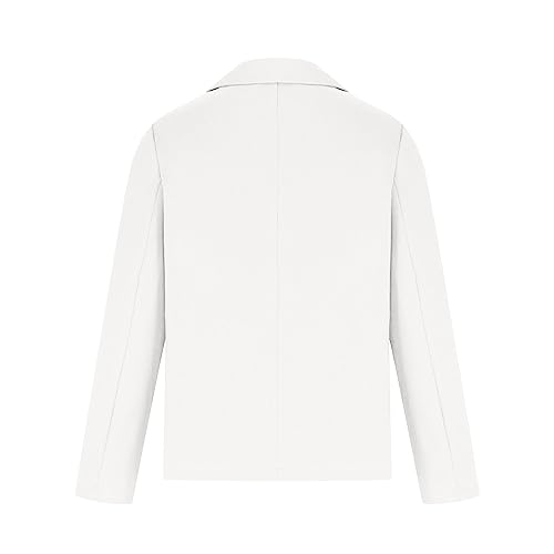 Womens Casual Blazer Jacket 2023 Long Sleeve Open Front Work Suit Solid Color Business Office Blazers Fall Cardigans4