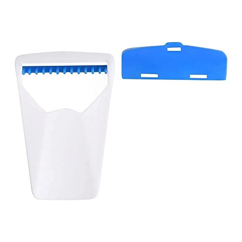 Image of blue fit pack of 8 Disposable Skin Razor| Disposable Razor for Safe Body Hair Removal prep razor | Smooth | Sharp | Safe | (8)