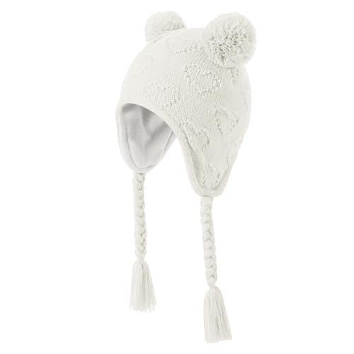 KAKU NANU Mütze Baby Wintermütze Beanie Baby Mädchen and Jungen Bommel...