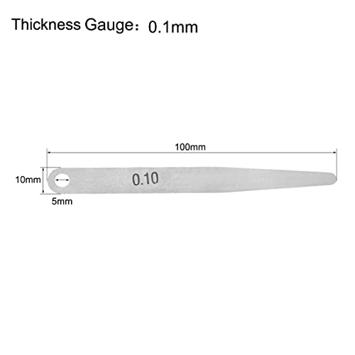 Calibrador de espesores 0.1mm de acero inoxidable miniatura 2