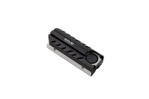 Gelid Solutions Icecap Pro - M.2 SSD Cooler, Fits All M.2 2280 SSD, Active PWM Cooling Fan, 12000 RPM, 20x20x6mm, Black - Image 3
