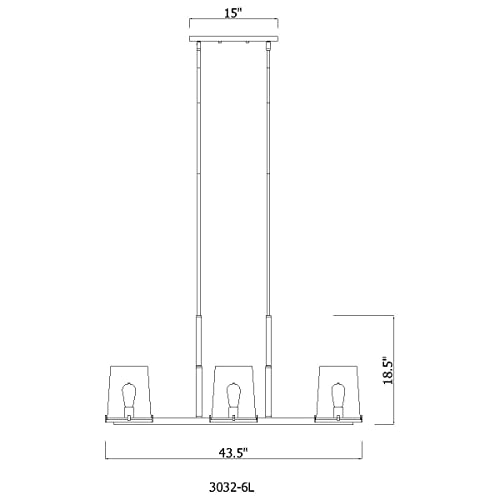 Z-Lite 3032-6L-Pn Callista Chandelier, 6-Light 360 Total Watts, Polished Nickel #TOP7
