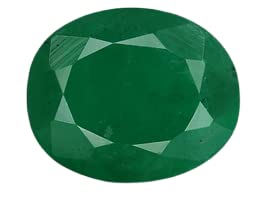 TDV Gemstone 4.20 Carat Emerald/Panna Gemstone Amazing Look & Design Certified by Lab