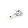 KEY-BAK RETRACT-A-BADGE Airplane Shaped 5-Pack Retractable Badge Holder with 36 Cord, Belt Clip, White Reel