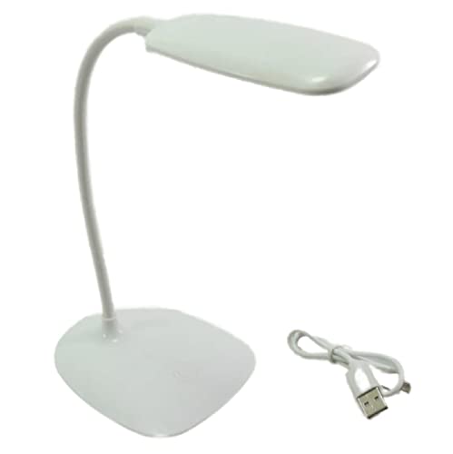 LUMINARIA DE MESA FLEXIVEL RECARREGAVEL USB COM SENSOR TOUCH 18 LEDS