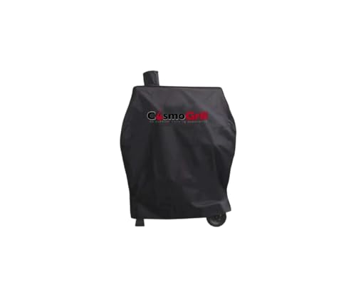 CosmoGrill Smoker Jr. BBQ Cover: Waterproof Heavy Duty with Anti-UV Protection Barbecue Covers 600D Oxford Fabric Cloth Adjustable Straps for Secure Fit Perfect for Smoker Jr
