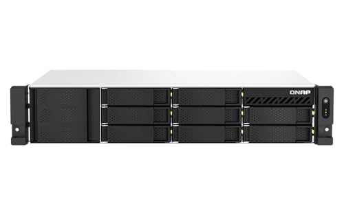 Image of QNAP TS-873AeU-RP-4G-US 8 Bay High-Speed Short Depth Rackmount Rackmount Dual-2.5GbE NAS AMD Ryzen CPU, 4GB DDR4 Memory and 2.5GbE (2.5G /1G /100M) Network Connectivity (Diskless)