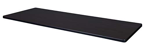 Regency Rectangular Standard Table Top, 72 x 24, Mahogany/Mocha Walnut - Thumbnail 4