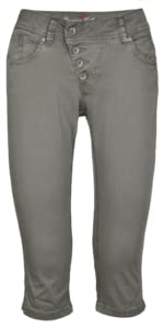 Preisvergleich Produktbild Buena Vista Damen Hose Malibu Capri Stretch Twill (M, Khaki)