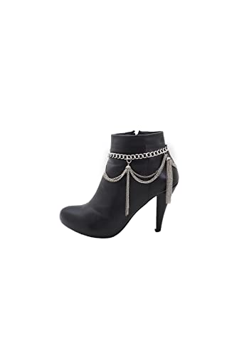 TrendyFashionJewelry Silver Western Boot Chain Bracelet #TOP26