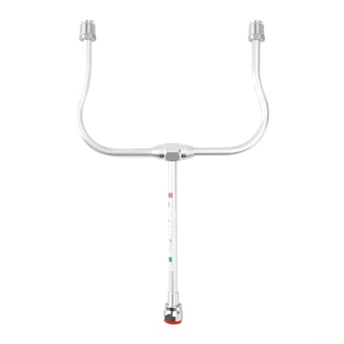 Barra spray regolabile a doppio ugello con asta di prolunga e connessione sigillata a prova di perdite per una maggiore copertura spray (A)