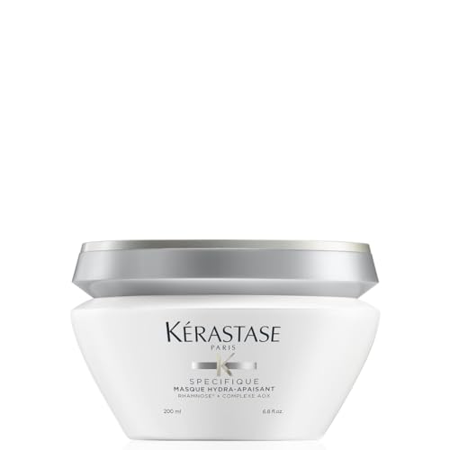 Kérastase Spécifique, Mascarilla Hidratante, Sin Siliconas, Para Todo Tipo de Cabello Incluso Graso, Masque Hydra-Apaisant, 200 ml