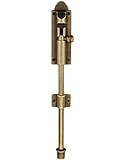 Runningfish Heavy Duty Cane Bolts Latch Garage Bolts10", Extra Lengthen Solid Bronze Sliding Bolt- B