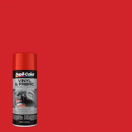 Image of Dupli-Color Vinyl & Fabric Spray, Red, 11 oz