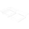 Bright Creations Corsage Boxes - 20-Pack, 4.9 x 4.1 x 3 In Clear Plastic - Plastic Holder & Boutonniere Storage Cases - Floral Gift Boxes for Weddings & Proms