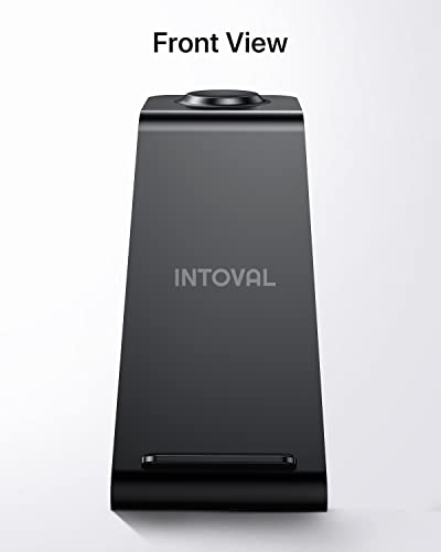 Intoval Wireless Charger,Wireless Charging Station for Samsung Galaxy Phone/Watch/Buds,Fit for Note 20/Note 10/S21/S20,Galaxy Watch 4/3,Active 2/1,Galaxy Buds/Pro/+/Live(S3,Black)