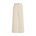 Auwer Women's High Waist Interview Dress Pants Business Flat Front Work Pants Formal Pull On Pant Office Trousers S-3XL Khaki