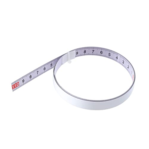 Cinta métrica adhesiva Angoily 300 cm x 1 cm acero miniatura 5