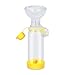 free-space Chamber for Pets Inhaler Spacer for Cat or Dog Handheld Spacer for Giving Medicine to Your Pet with Exclusive Breathing Indicator (for Cat(Yellow))