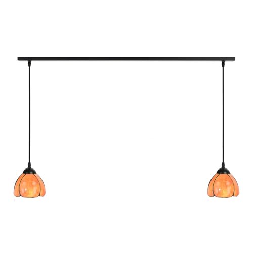Tiffany Tulipa lampes sur poutre pour sublimer votre salle à manger