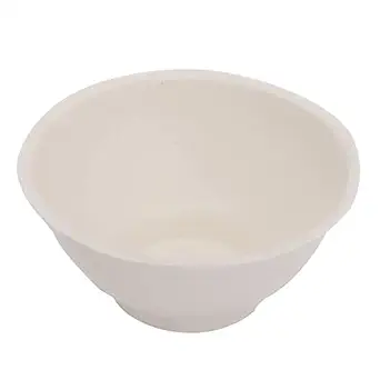 ECOWARE 100% Natural, Biodegradable, Compostable, Ecofriendly, Safe & Hygienic Disposable 180 ml Round Bowl - Small (Pack of 50 Bowls)