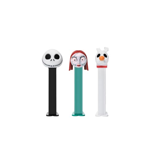 Image of Disney The Nightmare Before Christmas PEZ Party Pack, 12 count assorted characters, each individually wrapped with two candy refills