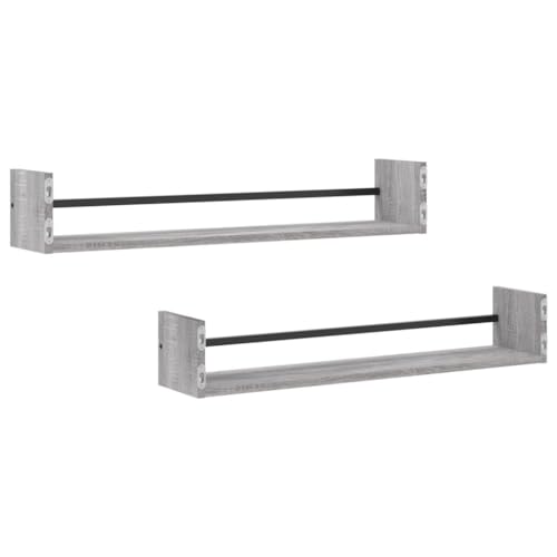 Étagère de rangement murale grise pour sécuriser vos objets - 8