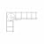 Elef America 343.90.710 Pie-Cut Corner Hinge (1 Pack)