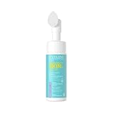 Eveline Cosmetics Schiuma Detergente Viso Profonda con Spazzola in Silicone | Acido Shikimico e Mandelico, Aloe & Biofermento di Alga | Soluzione Acne Pelle Perfetta