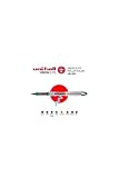 Couleur : rouge UNI-BALL Lot de 3 Rollers encre liquide Vision Elite UB200 pointe moyenne 0,8mm rouge