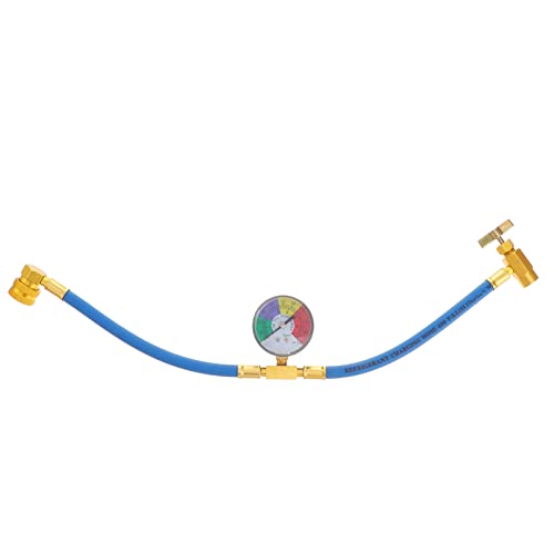 IMIKEYA R134A Schlauch Sicher Lade Schlauch Schlauch mit Manometer Aufladen Schlauch für Auto Klimaanlage Kältemittel