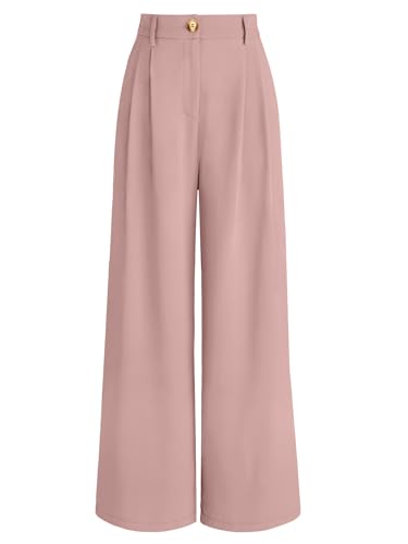 AUTOMET womens AUTOMET Wide Leg Dress Pants Modern
