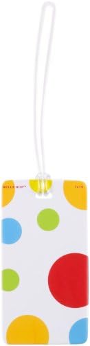 Lewis N. Clark Tag: Travel Accessories, Cruise Luggage Tags for Women + Men, Luggage Identifiers + Name Tag, Polka Dot