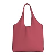 Light pink 12OZ HIGH-DENSITY POLYESTER CANVAS:Made from 12 oz high-density polyester canvas, this bag feels soft yet strong. The smooth, lightweight fabric offers a comfortable carry for everyday outings without adding bulk. REINFORCED 4-THREAD LOCK ...