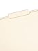 Smead File Folder, Reinforced 2/5-Cut Right of Center Position, Guide Height, Letter Size, Manila, 100 Per Box (10376)