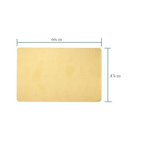 Dotted Premium Super Absorbent PVA Chamois | Leather Towel for Car, Office, Home Cleaning | Super Absorption Chamois Capacity of 250 Ml Water (2, 43x32 Small)