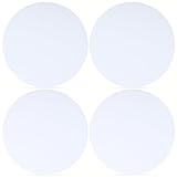 Ceiling Light Diffuser Cover 5.78' Round Anti-Dazzling Spotlight Diffuser Lampshade Replacement for Drum Lampshades, Frosted White, 4PCS