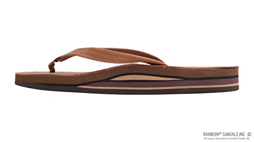 Image of Rainbow Sandals Women's Double Layer, Narrow Strap, Leather Sandals w /Arch