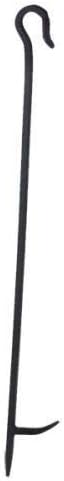 Black Wrought Iron Poker - 39 inch