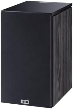 HECO Aurora 300 Bookshelf Speaker Pair 2 Way, 6.5" Monitors in Ebony