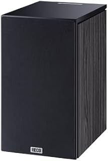 HECO Aurora 300 Bookshelf Speaker Pair 2 Way, 6.5" Monitors in Ebony